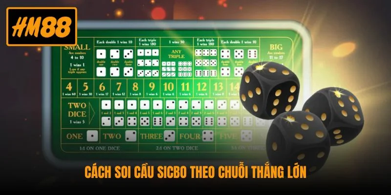 Cách Soi Cầu Sicbo Chuẩn Với Tỷ Lệ Lên Đến 99% Thành Công 2 Cách soi cầu Sicbo theo chuỗi thắng lớn