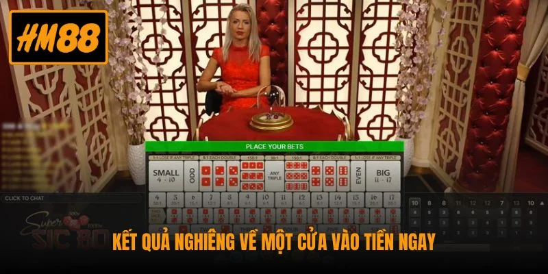 Cách Soi Cầu Sicbo Chuẩn Với Tỷ Lệ Lên Đến 99% Thành Công 3 Kết quả nghiêng về một cửa vào tiền ngay