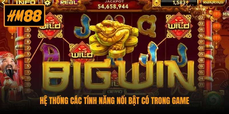 Nổ Hũ Thần Tài - Siêu Phẩm Slot Bùng Nổ Phần Thưởng Hấp Dẫn 4 Hệ thống các tính năng nổi bật có trong game